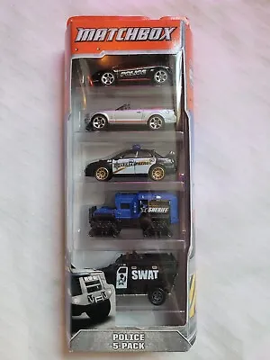 Mattel Matchbox 60th Anniversary 2012 Police 5-Pack Y2630 *NEW* • $12.99