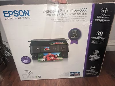 Epson Expression Premium XP-6000 Wireless Color Photo Printer With Scanner *New • $249.99