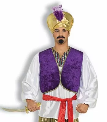 Desert Prince Shirt Vest Men Costume Accessories Sheik Genie Sultan Sinbad Adult • $24.95