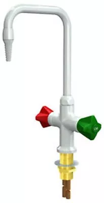 WaterSaver CT414 Deck Mounted Mixing Faucet Gray Red And Green Color Tech  • $327.25