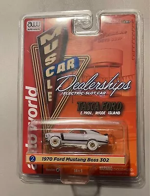 Auto World CHASE 1970 Ford Mustang Boss 302 Slot Car Iwheels  • $34.99