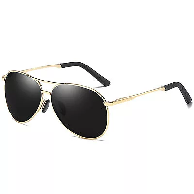 Classic Aviator Sunglasses Men Women Driving Sun Glasses Polarized Lens UV Block • $14.76