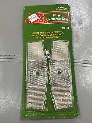 Vintage NOS 1978 BICYCLE REFLECTOR SET Schwinn Bike & Others ~Cycle Products USA • $9.95