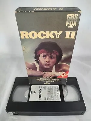 Rocky II 1984 Sylvester Stallone VHS Red Label CBS Fox Video Early Release  • $25