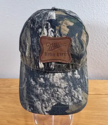 Miller High Life Hat Cap Camo Brown Green Adult Adjustable Snapback K-Products • $11.99