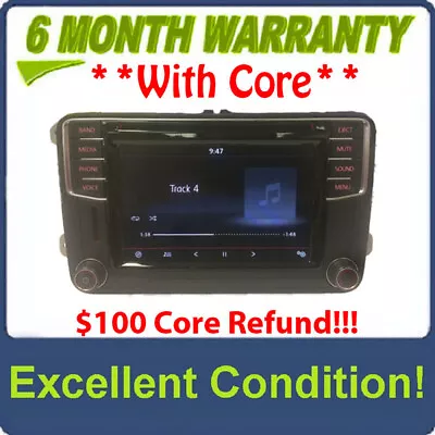 16-17 VW Volkswagen Jetta Passat AM FM Radio Display Non Navigation CD Player • $584.10