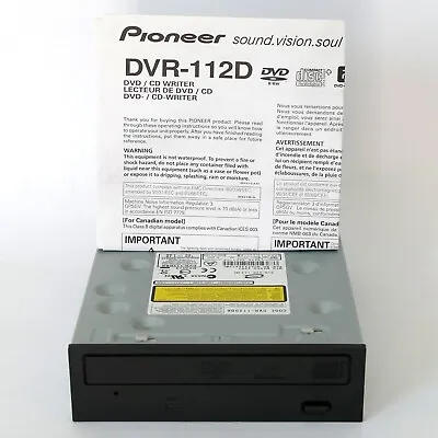$79.99 • Buy NEW Pioneer DVR-112DBK Black IDE Internal DVD-RW DVD Drive Writer Burner 2007