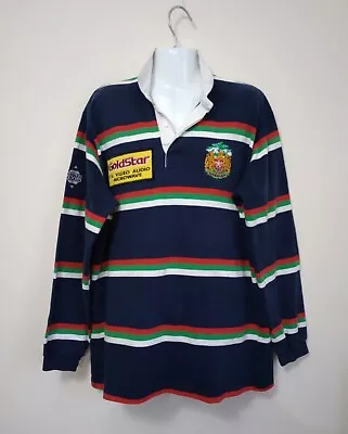 Cotton Oxford Leicester Tigers Rugby Away Shirt 1995/6  Size XL • £120