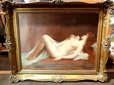 NUDE AUSTRIAN - HUNGARIAN PAINTER Maria Szantho  Nude Beauty  1940-1950`s  • $2650