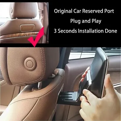 Android Headrest TV Monitor For Mercedes-Benz With Original Car Reserved Socket • $317.37