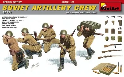 MIN35231 - Miniart 1:35 - Soviet Artillery Crew Special Edition • £7.50