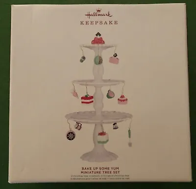 Hallmark Bake Up Some Yum - Miniature Tree Set  -- NEW • $25