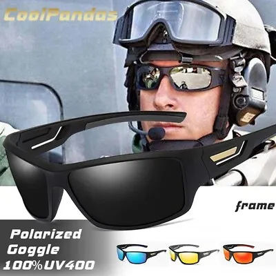 Men Sunglasses Military HD Glasses UV400 Protection • £19.99