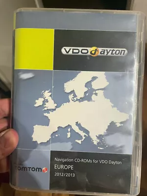 VDO Dayton Navigation CD-ROMs Germany + Europe 2012/2012 TomTom Navi Opel • £42.74