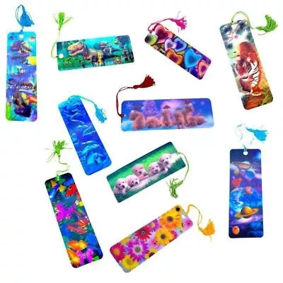 Bookmark Moving 3D Hologram Multi Coloured Designs For Kids [Choose Your Design] • £2.99