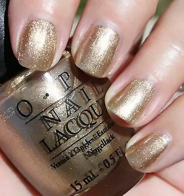 OPI Nail Polish Lacquer Z19 Swiss Collection Glitzerland 0.5oz 15ml Gold Shimmer • $9.85