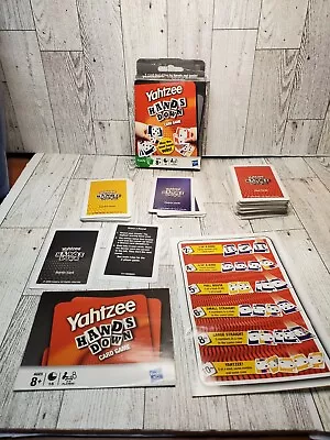 Yahtzee Hands Down Card Game By Hasbro 2009 8+ 100% Complete • $8.99