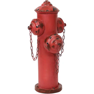 $62.47 • Buy Fire Hydrant Metal Outdoor Statue - 21.5 In By Sunnydaze
