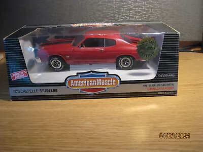 1/18   1970 Chevy   Chevelle Ss454  In Red Ertl / Amer. Muscle-cannadays #29024 • $65