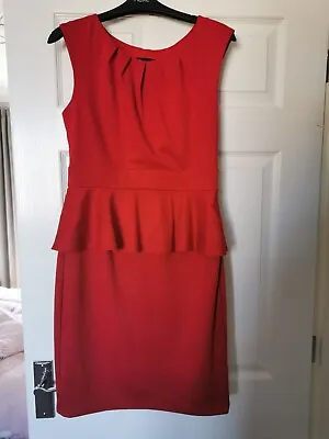 £10 • Buy Red Dress Size 12, Very Good Quality And Material, It Is From Tkmax 