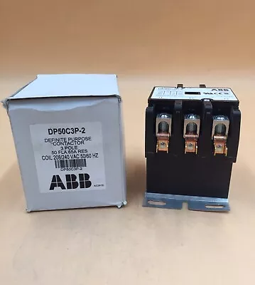 Houston Stock New Abb Dp50c3p-2 Contactor 50 Amp 240v Free 2 Day Air Shipping • $88