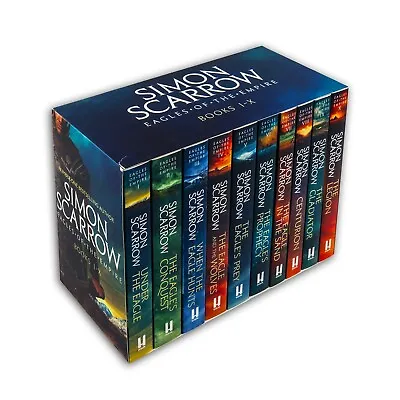 Eagle Series By Simon Scarrow 10 Books Set Centurion Gladiator Legion Under Eagl • £33.02