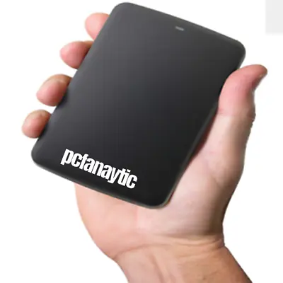 PCFANATIC 2.5 External Hard Drive Disk USB 3.0  PC Laptop PS4 PS3 XBOX 1TB TV • £37.99