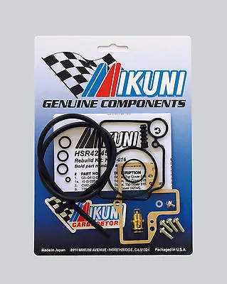 Genuine Mikuni KHS-016 HSR42 HSR45 Carburetor Rebuild Kit W/Free Tuning Manual • $44.99