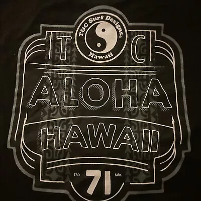 T&C SURF DESIGNS HAWAII Aloha TEE T SHIRT L Large Surfing Skate NES 80s 90s Y2K • $2.99