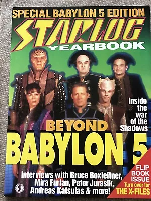 Starlight Yearbook Flip Issue Babylon 5 & X Files Issue Mint Condition • £3