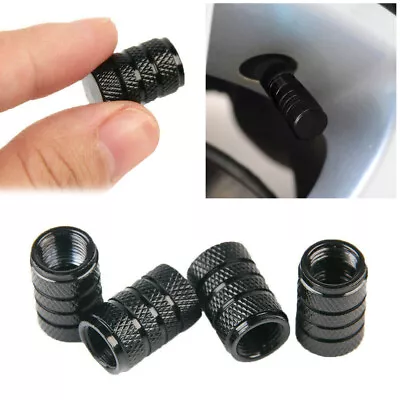 4pcs Aluminium Wheel Tyre Valve Stems Air Dust Cover Screw Cap Car Accessories • $4