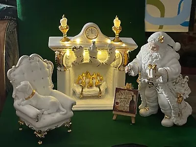 Big & Beautiful   Porcelain Christmas Centerpiece Set     Read Info. • $176.66