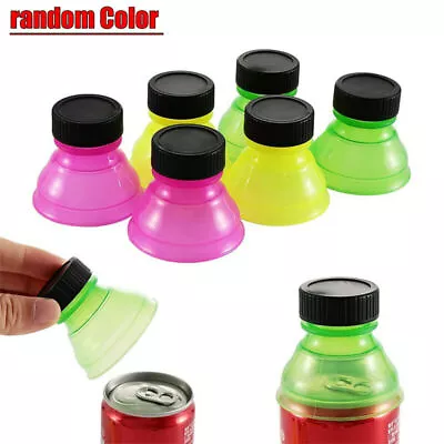 6PCS Soda Saver Pop Beer Beverage Can Cap Flip Bottle Top Lid Protector Home New • £8.16