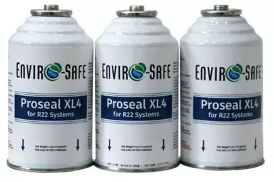 AC Proseal XL4 For R22 Proseal Coolant A/C Systems Envirosafe 3 4oz Cans • $47.99