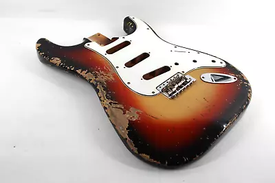 MJT Official Custom Vintage Aged Nitro Guitar Body Mark Jenny VTS 3-Tone Burst • $250