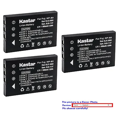 Kastar Replacement Battery For Universal Remote Control URC MX 980 As NP-60 • $7.99