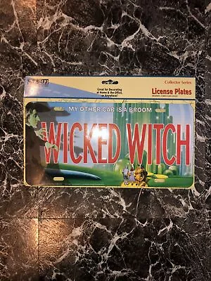 Wicked Witch Metal License Plate Wizard Of Oz Vanity Plate Judy Garland Lot Of 2 • $10.99