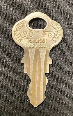 Original Victor Vending Corporation Key Number VC96 For Peanut Gumball Machine • $8.95