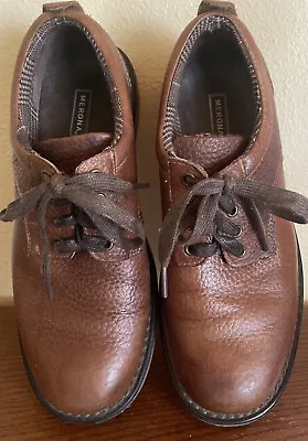 Merona Mens 9M Brown Upper Leather & Man -Made Lace Up Oxford Shoes • $12