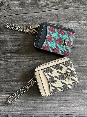 💕BN Coach Zip Card Case With Chain  Pick Color💕 • $59