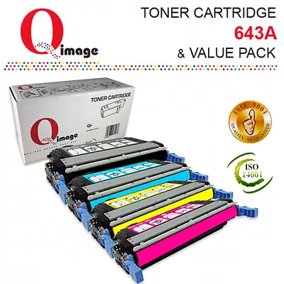 Q-Image Re-manufactured Toner 643A Q5950A-Q5953A; For Use In HP LaserJet 4700 • $110.90