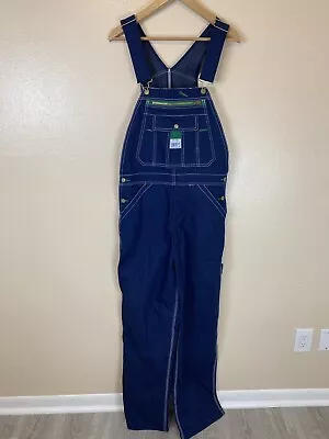 Vintage Liberty Bib Denim Overalls  Mens Size 32X32 Blue Jeans Straight Leg Work • $29.99