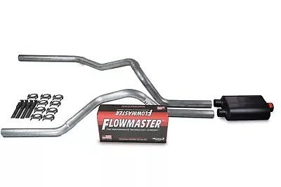 Chevy GMC 1500 Truck 99-06 2.5  Dual Truck Exhaust Kits Flowmaster Super 40 • $270.99