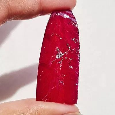 Clear 162 Ct Red Ruby Corundum Rough Lab Created Gemstone • $35.99