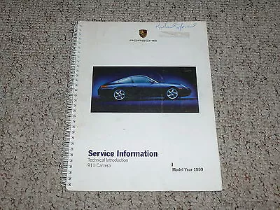 1999 Porsche 911 Carrera Shop Service Repair Workshop Manual Coupe 996 • $181.42