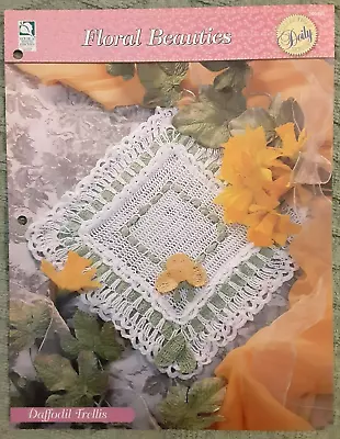 House Of White Birches Doily Crochet Instruction Pattern DAFFODIL TRELLIS 109120 • $1.99