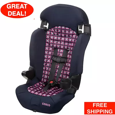Convertible Car Seat Baby Booster 2 In 1 Toddler Highback Travel Kid Peony Tiles • $65.99