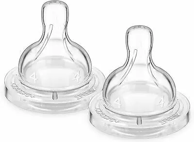 Philips Avent Classic Teat Fast Flow Nipple For 2 - 6 Months - Pack Of 2 • $54.97