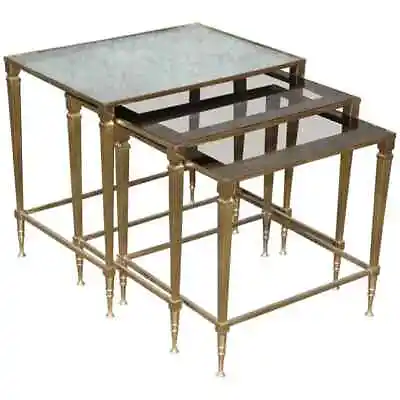 Set Of French Directoire Style Nesting Tables By Maison Jansen • $2750