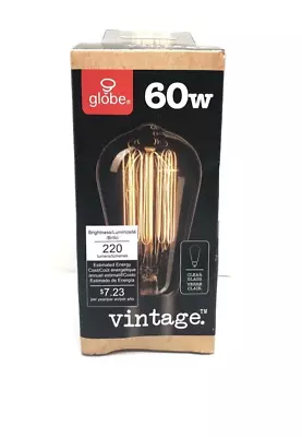 Vintage Style Clear Light Bulb 60W -220 Lumens • $9.99